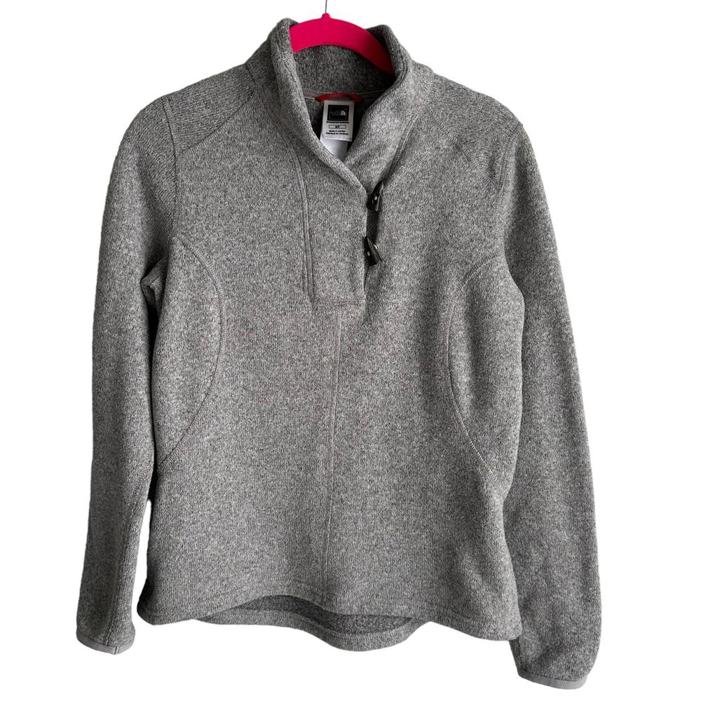 THE NORTH FACE Ladies Gray Toggle Button Casual Pullover, S